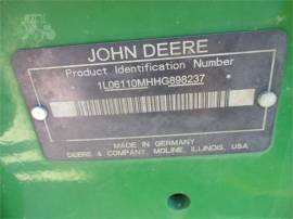 2018 JOHN DEERE 6110M