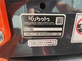 2022 KUBOTA BX2380