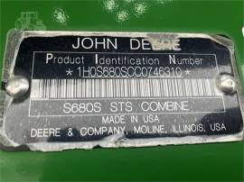 2012 JOHN DEERE S680