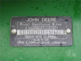 2012 JOHN DEERE S680