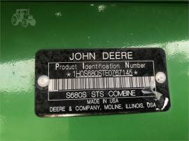 2014 JOHN DEERE S680