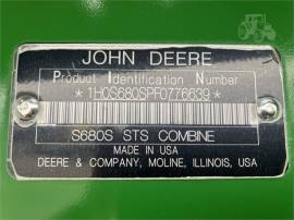 2015 JOHN DEERE S680