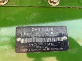 2020 JOHN DEERE S780