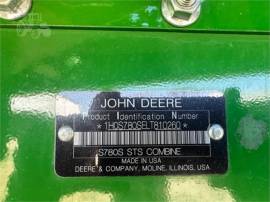 2020 JOHN DEERE S780