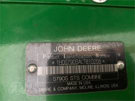 2020 JOHN DEERE S790