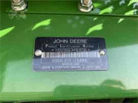 2021 JOHN DEERE S780