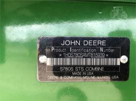 2021 JOHN DEERE S780