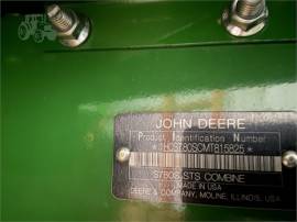 2021 JOHN DEERE S780