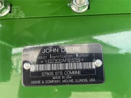 2021 JOHN DEERE S780