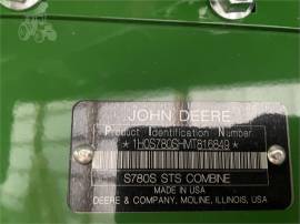 2021 JOHN DEERE S780