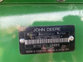 2022 JOHN DEERE S770