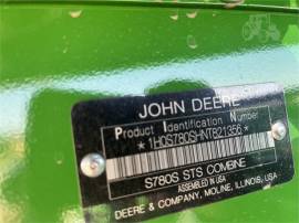 2022 JOHN DEERE S780