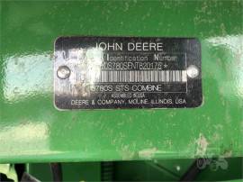 2022 JOHN DEERE S780