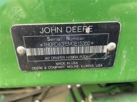 2021 JOHN DEERE RD40F