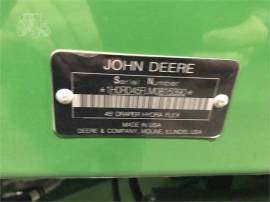 2021 JOHN DEERE RD45F