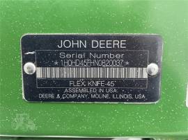 2022 JOHN DEERE HD45F