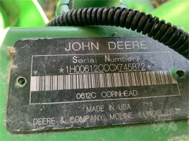 2012 JOHN DEERE 612C