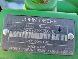 2019 JOHN DEERE 718C