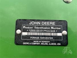 2018 JOHN DEERE 8100