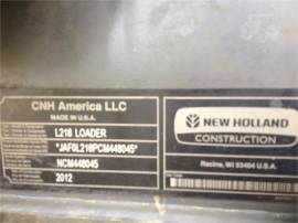 2013 NEW HOLLAND L218