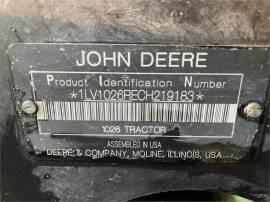 2012 JOHN DEERE 1026R